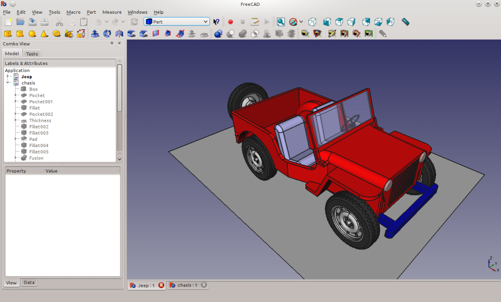 FreeCAD-3d slicer software