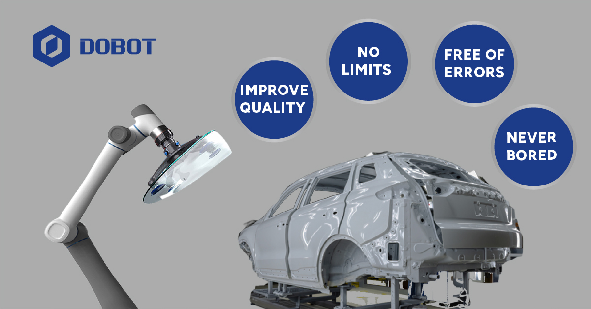 dobot cobots car manufacturing